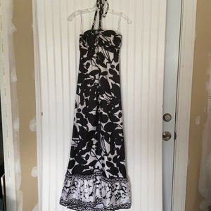 White House Black Market Halter Maxi dress. Size 0